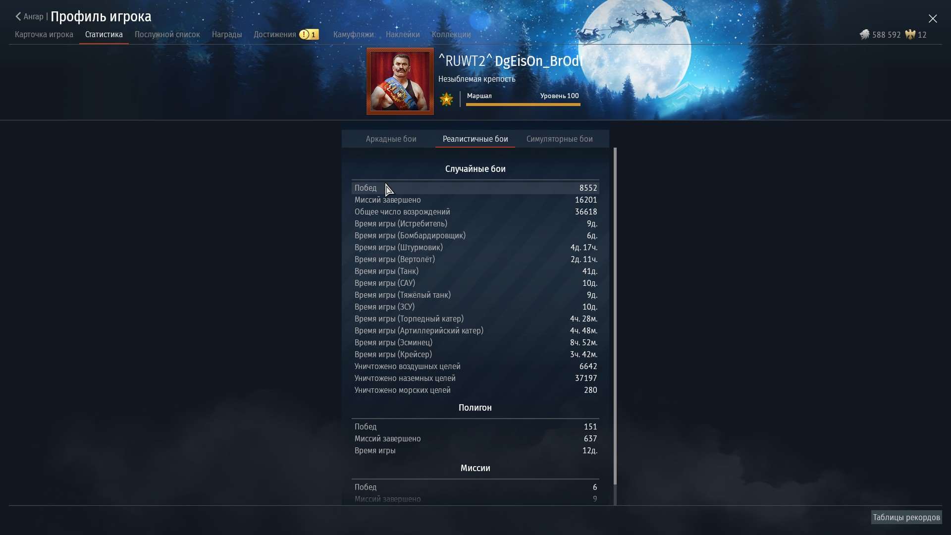 продажа аккаунта к игре War Thunder